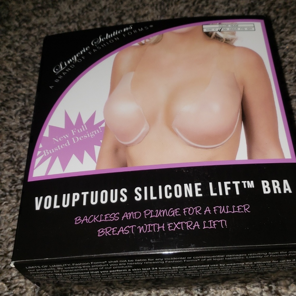 Silicone lift bra